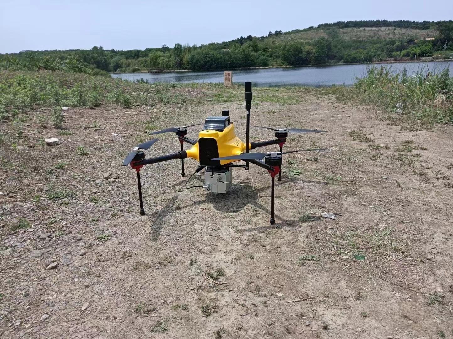 Aktueller Firmenfall über UAV-LiDAR-Scansystem Geosun GS-100C+ Anwendung für Reservoir