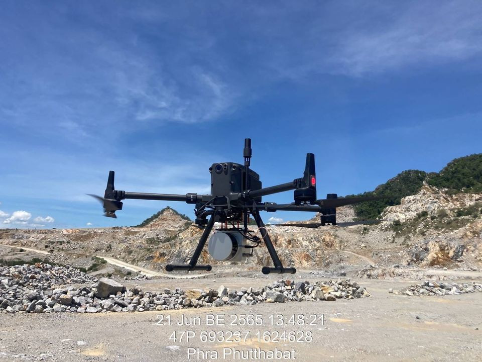 Aktueller Firmenfall über UAV-LiDAR-Scansystem Geosun GS-130X-Anwendung für Mine