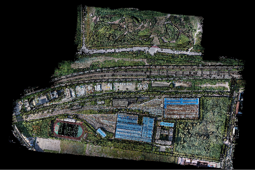 Aktueller Firmenfall über UAV LiDAR Scanning System Geosun GS-260X+Camera Anwendung für den Stadtbau.