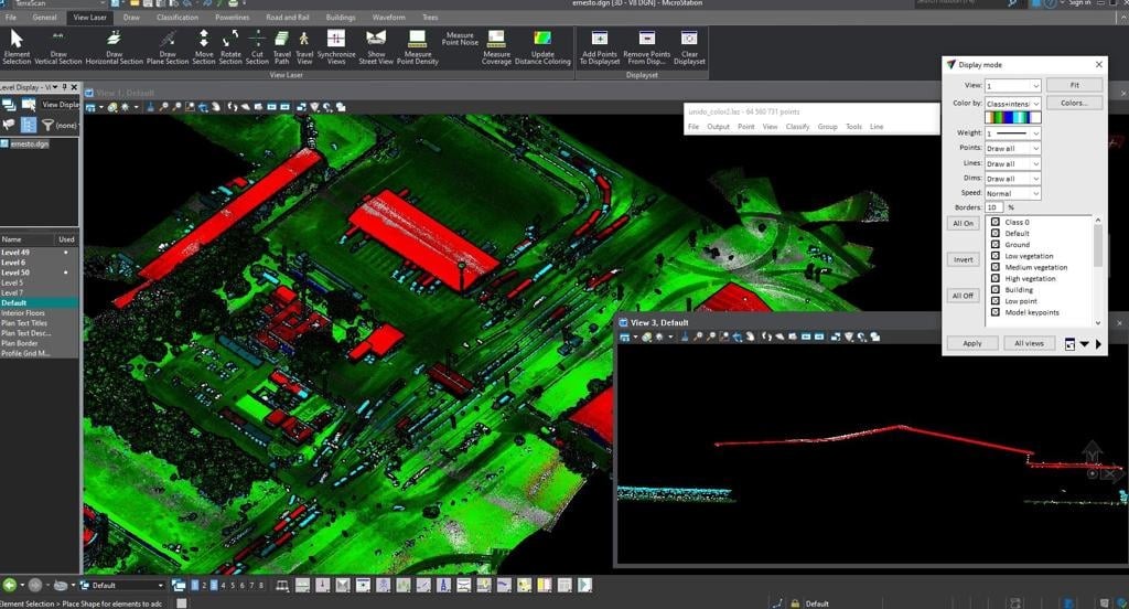 Aktueller Firmenfall über UAV-LiDAR-Scansystem Geosun GS-100M+ Anwendung für Gebäude